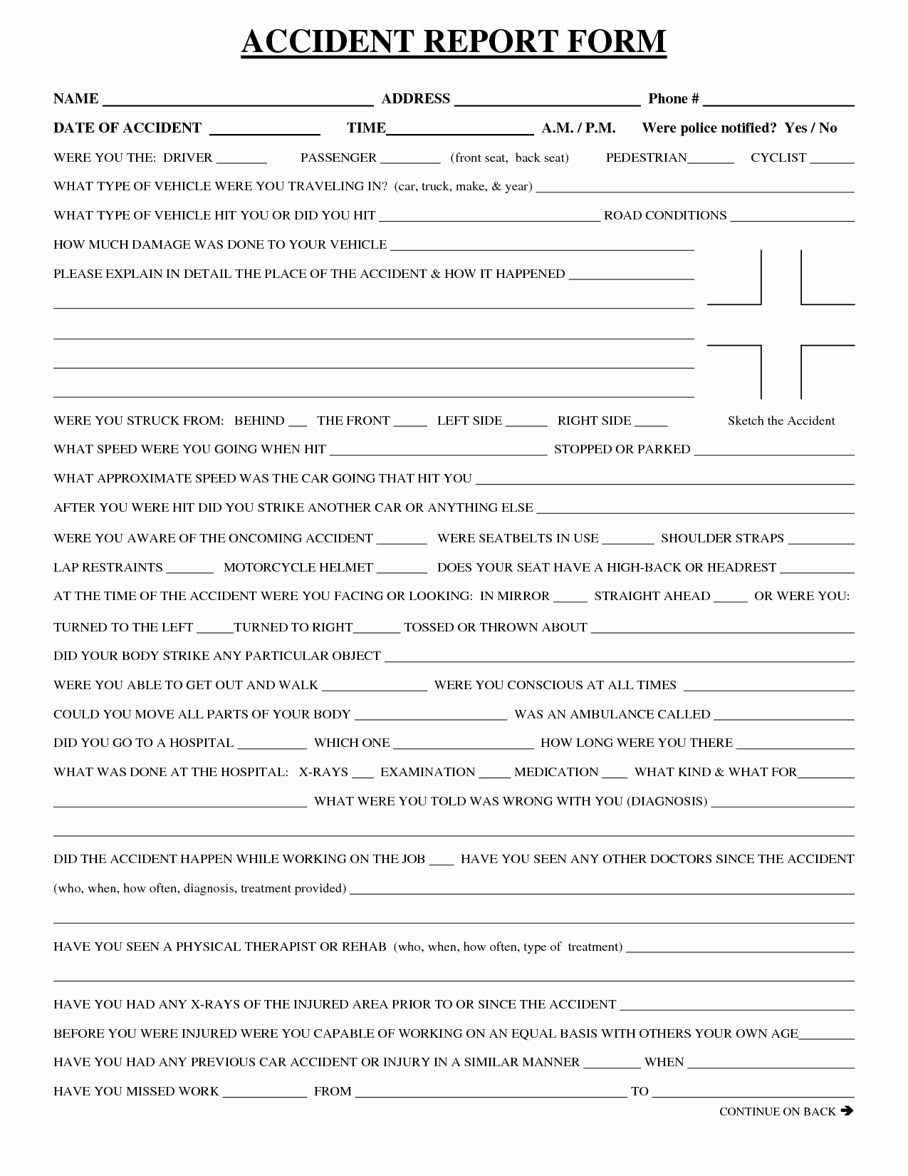 Automobile Accident form Inspirational Best S Of Car Accident Report form Car Accident