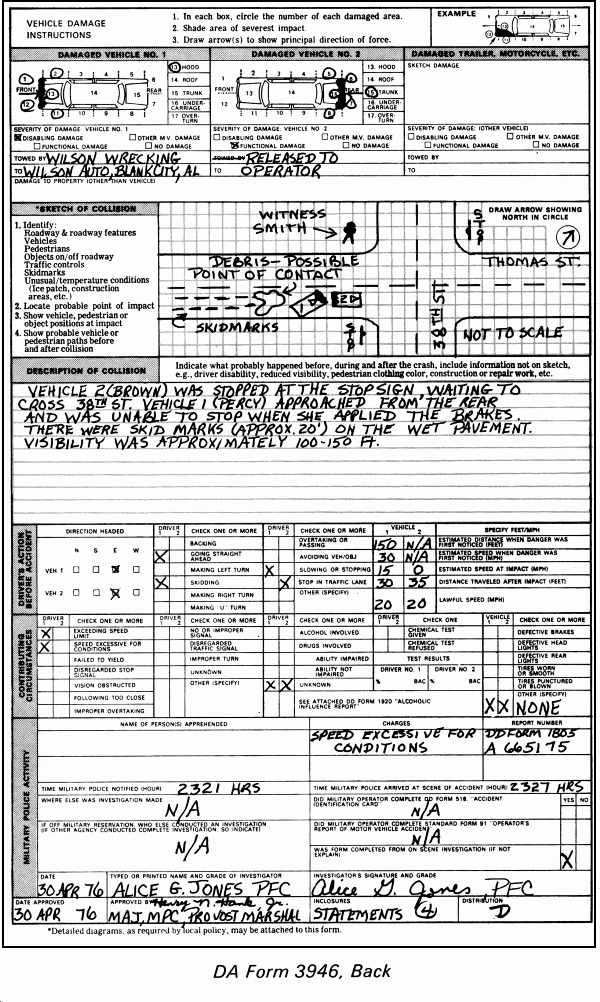 Automobile Accident form Unique Fm 19 25 Chptr 10 Mp Traffic Accident Report form