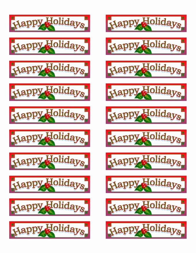 Avery Door Hanger Template for Word Awesome Free Avery 5160 Christmas Label Template – Festival