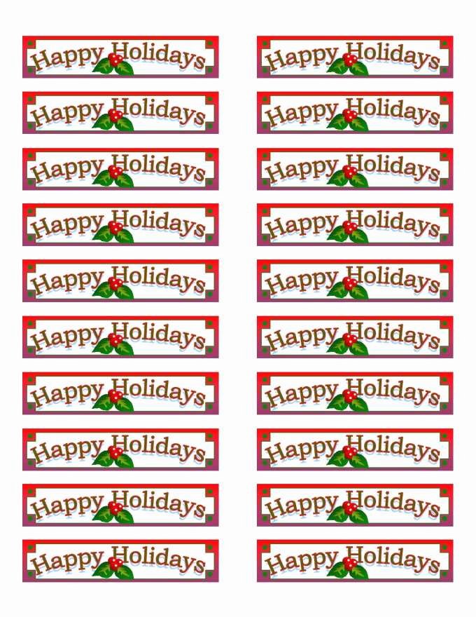 Avery Door Hanger Template for Word Awesome Free Avery 5160 Christmas Label Template – Festival