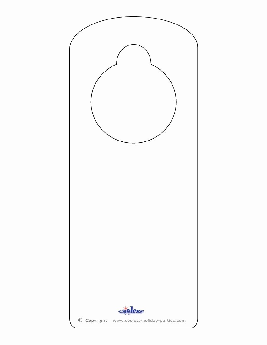 Avery Door Hanger Template Unique Printable Door Hangers