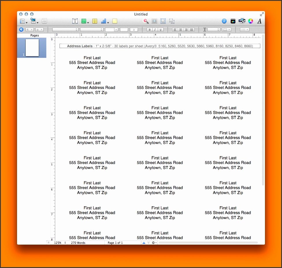 Avery Label Templates for Mac New 7 Address Label Template for Mac Sampletemplatess