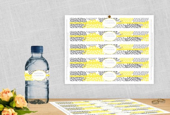 Avery Labels for Water Bottles Lovely Diy Water Bottle Label Template for Avery by