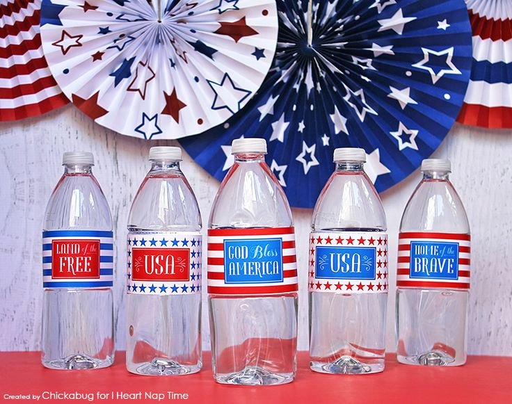 Avery Labels for Water Bottles Unique 31 Best Fourth Of July Images On Pinterest