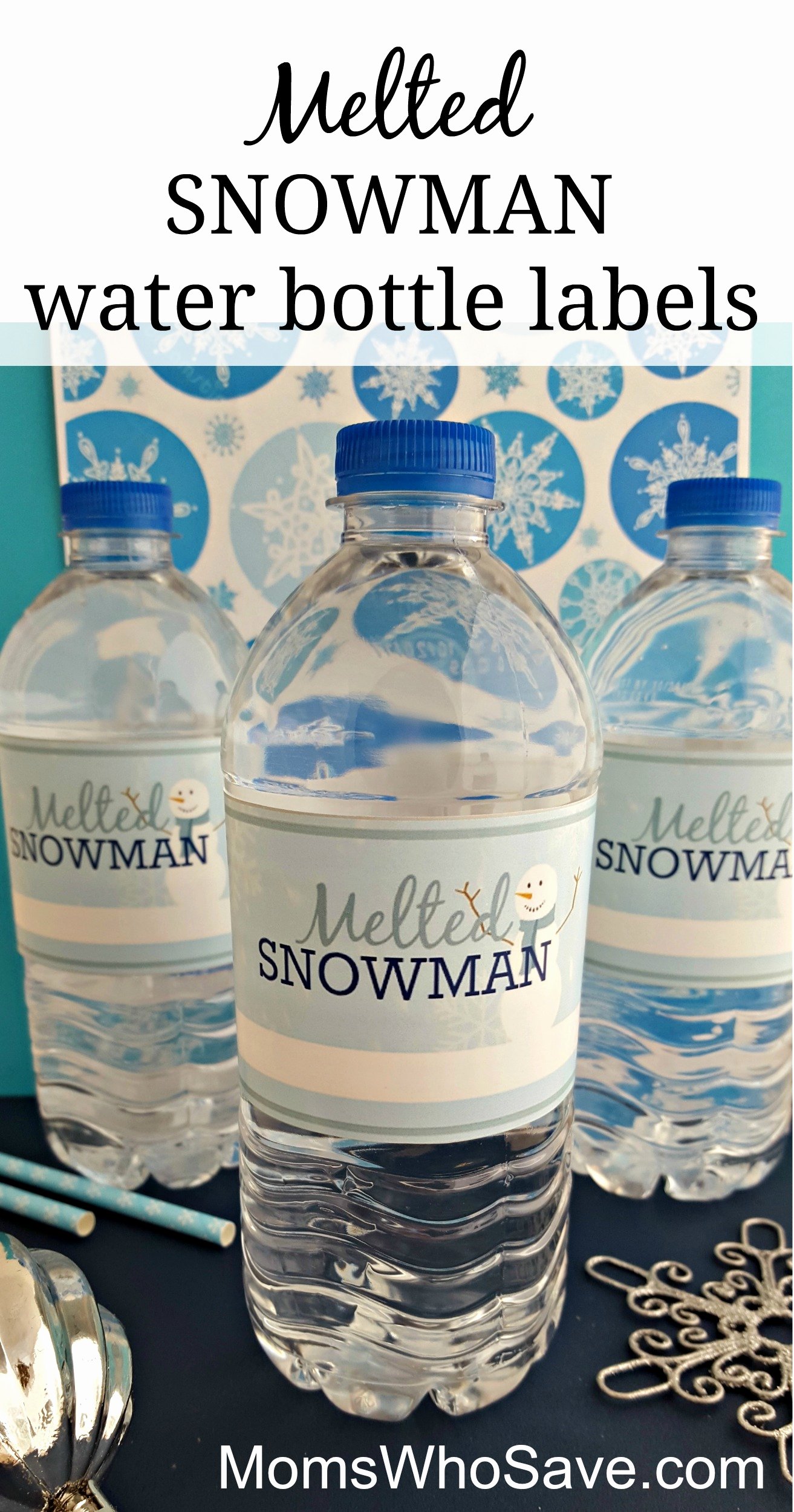 Avery Labels for Water Bottles Unique Easy Diy Free Printable Melted Snowman Water Bottle