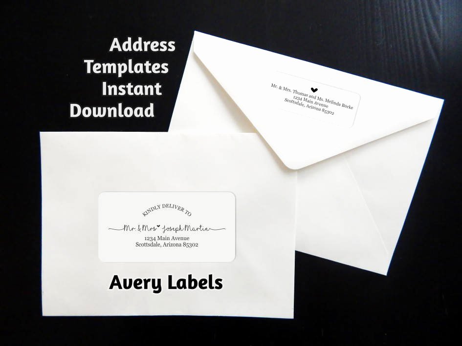 Avery Labels Template 18163 Lovely Printable Address Template for Envelope Labels Avery 2 X