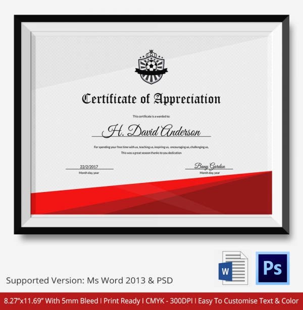 Award Check Template Awesome Award Certificate Template 15 Free Word Pdf Psd format