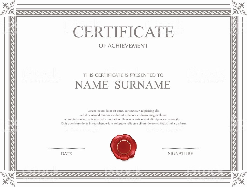 Award Check Template Elegant Certificate Templates