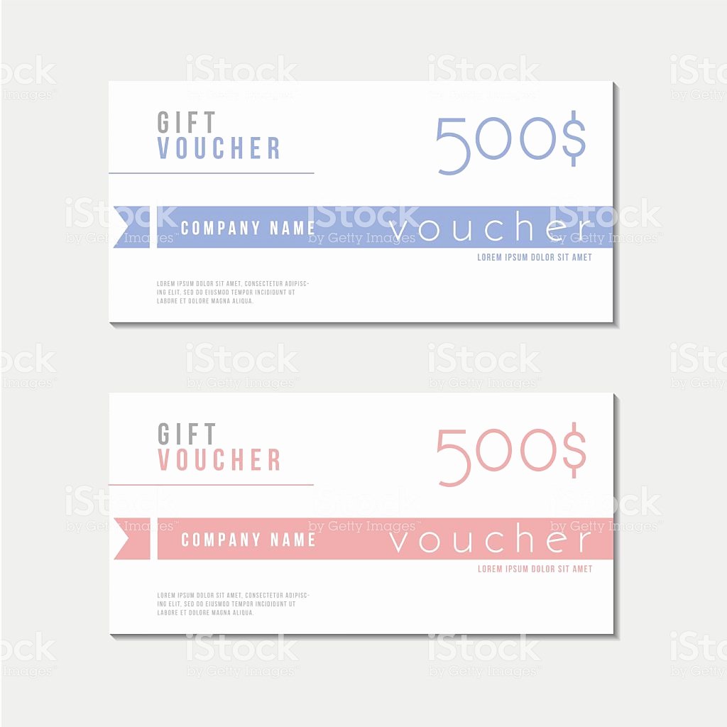 Award Check Template Fresh Voucher Template with Premium Minimal Style Pattern Stock