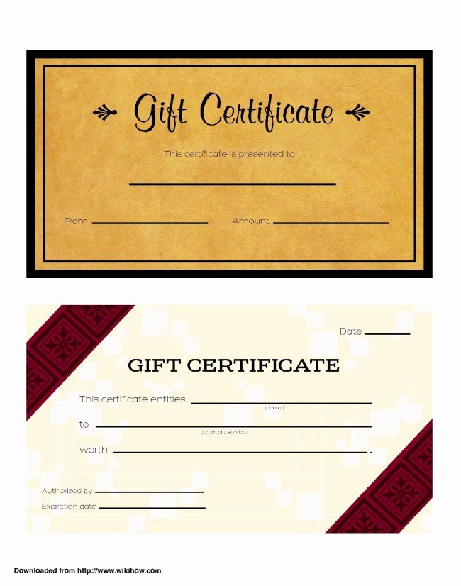 Award Check Template New Cool Design Of Business Gift Certificate Template Brown