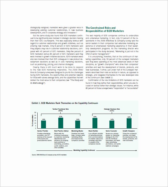 B2b Proposal Template Inspirational 11 B2b Marketing Plan Template Free Sample Example