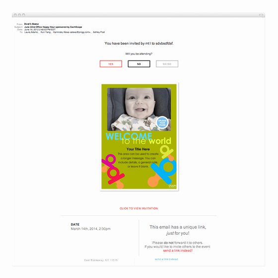 Baby Announcement Email Best Of Wel E to the World Baby Announcement Invitations