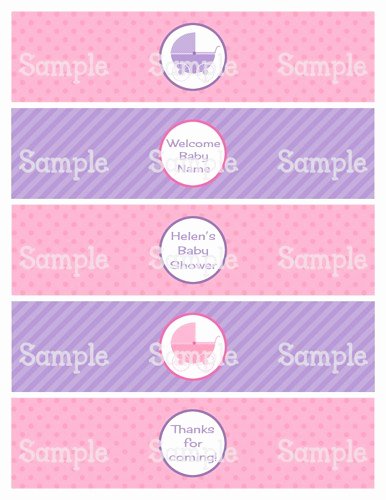 Baby Shower Water Bottle Label Template Free Beautiful Printable Baby Shower Water Bottle Labels Baby Shower