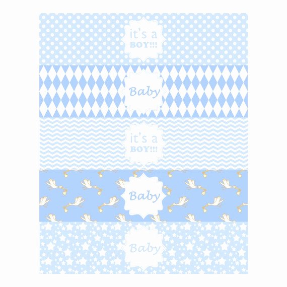 Baby Shower Water Bottle Label Template Free Lovely Baby Boy Water Bottle Label Baby Boy Shower Printable Label