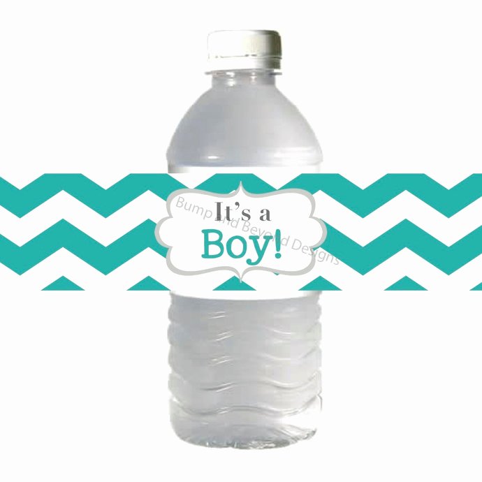 Baby Shower Water Bottle Labels Free Beautiful Baby Shower Water Bottle Labels Its A