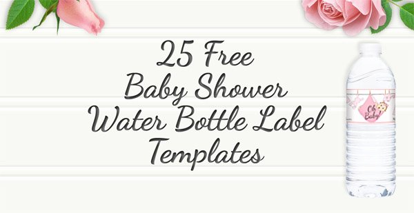 Baby Shower Water Bottle Labels Free Lovely Free Printable 25 Baby Shower Water Bottles Labels