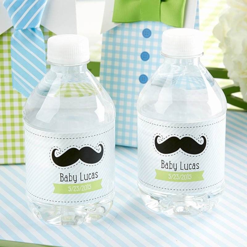 Baby Shower Water Bottle Labels Free Luxury Personalized Water Bottle Labels Little Man Baby Shower