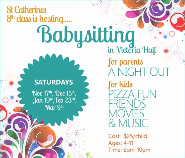 Babysitter Flyer Template Microsoft Word Fresh Best 25 Babysitting Flyers Ideas On Pinterest