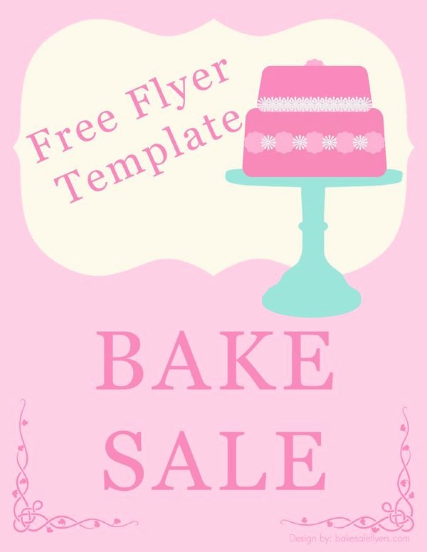 Bake Sale Flyer Ideas Inspirational Bake Sale Flyer Template