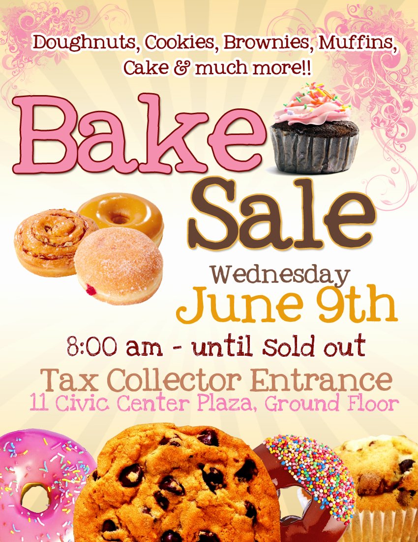 Bake Sale Flyer Ideas Lovely Pretty Witty Designs some Flyers