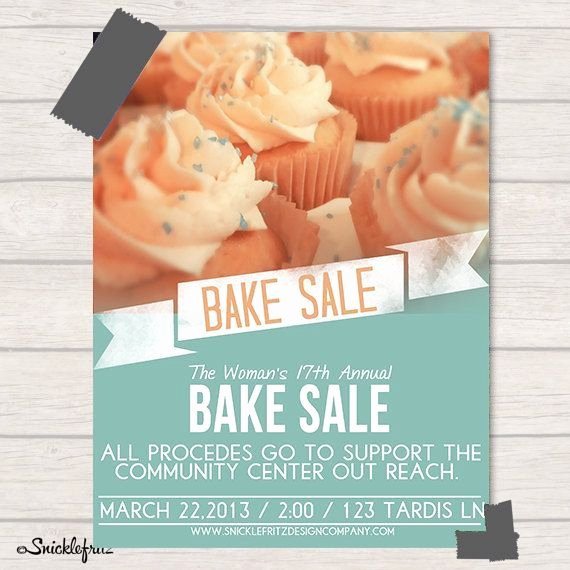 Bake Sale Flyer Ideas New Bake Sale Flyer Ideas