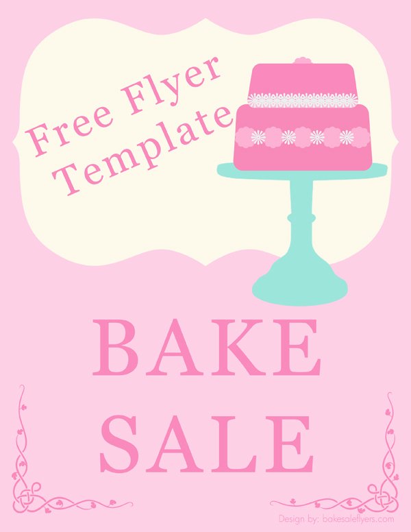 Bake Sale Flyer Template Free Best Of Bake Sale Flyers – Free Flyer Designs