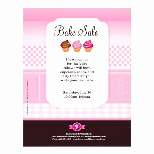 Bake Sale Flyer Template Free Best Of Professional Bake Sale Flyer Personalized