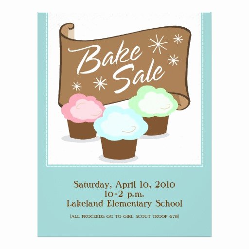 Bake Sale Flyer Template Free Elegant Bake Sale Flyers