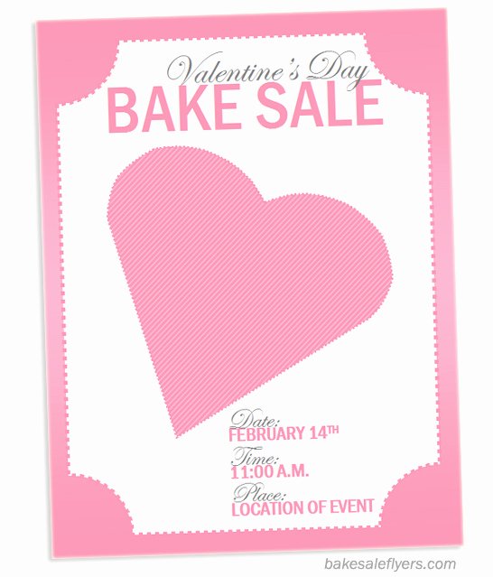 Bake Sale Flyer Template Free Luxury Bake Sale Flyers – Free Flyer Designs