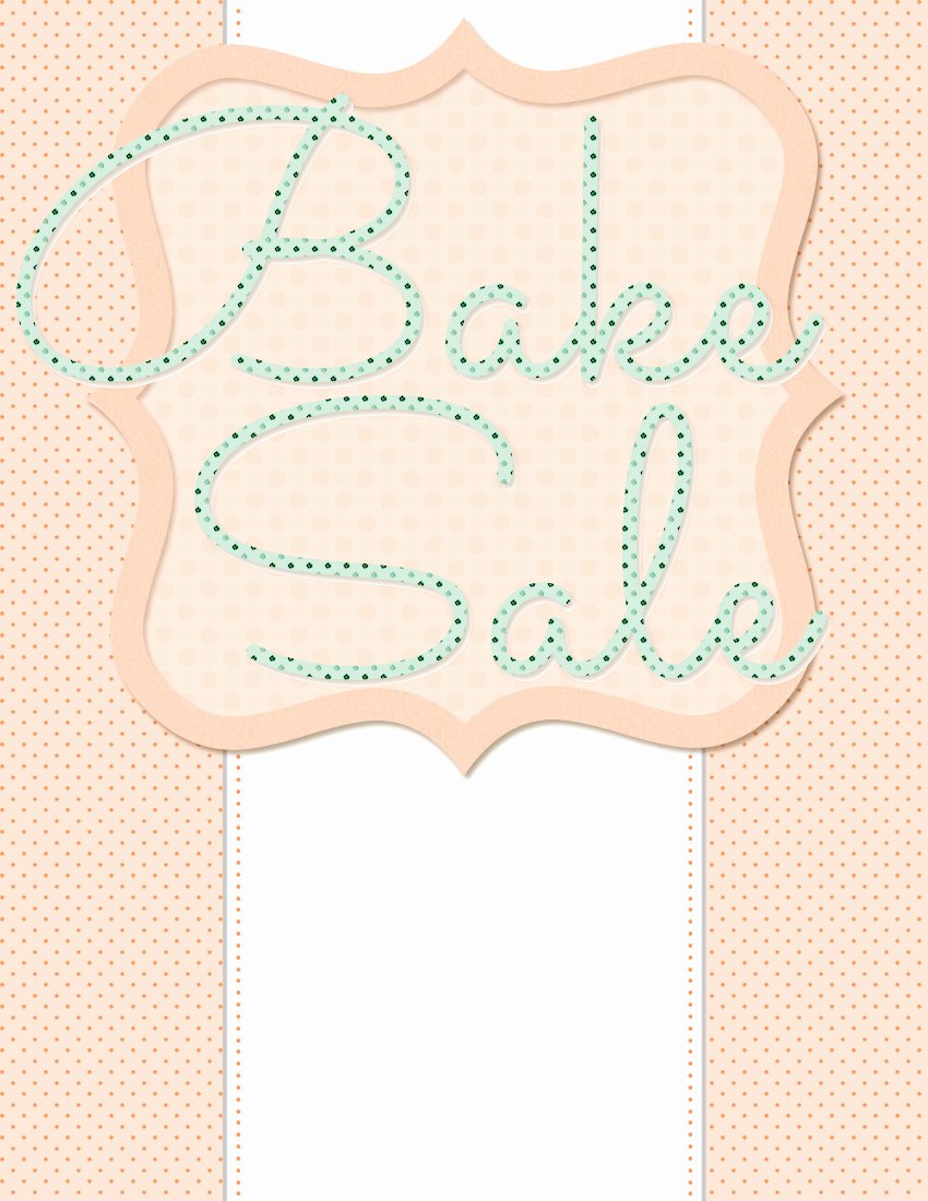 Bake Sale Flyer Template Free New 5 Free Bake Sale Flyer Templates