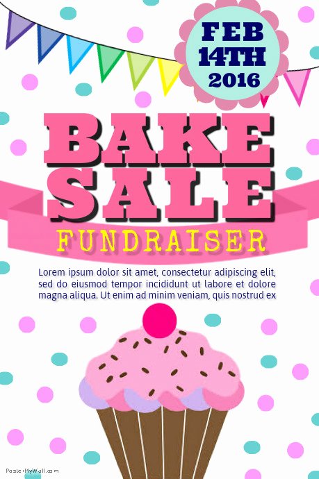 Bake Sale Flyer Templates Free Best Of Bake Sale Template