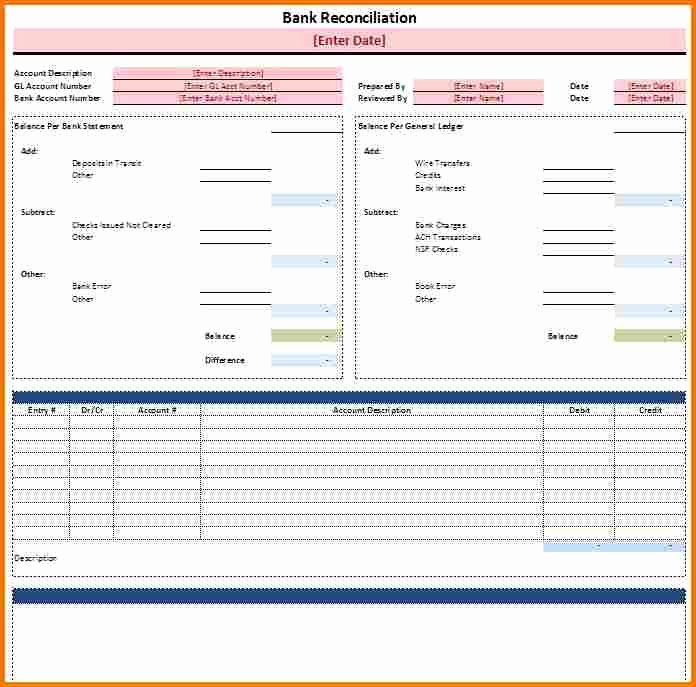 Balance Sheet Reconciliation Template Luxury Balance Sheet Reconciliation Template