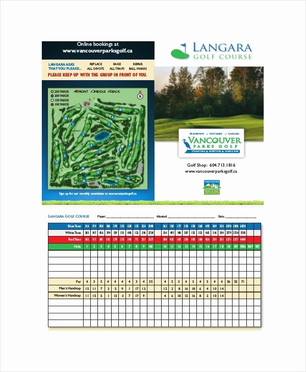 Balanced Scorecard Template Word Beautiful 10 Golf Scorecard Templates Pdf Word Excel