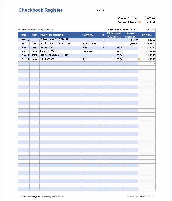 Bank Ledger Template Awesome 43 Cheque Templates Free Word Excel Psd Pdf formats