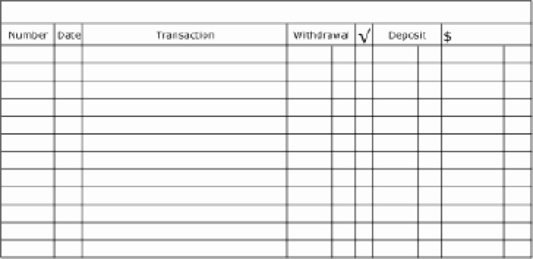 Bank Ledger Template Fresh 5 Printable Check Register Templates formats Examples