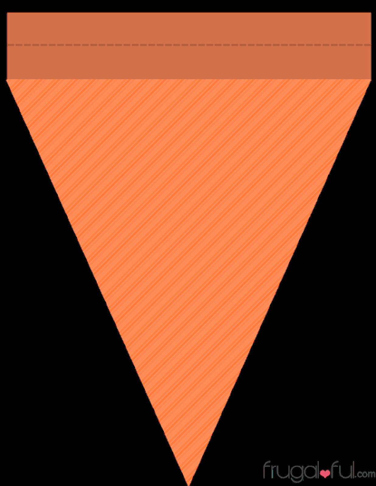 Banner Triangle Template Awesome Diy Free Printable Halloween Triangle Banner Template