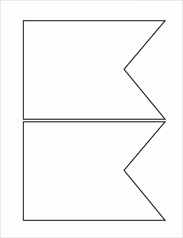 Banner Triangle Template Fresh Triangle Banner Template