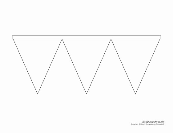 Banner Triangle Template Lovely Printable Pennant Banner Template &amp; Triangle Banner Templates