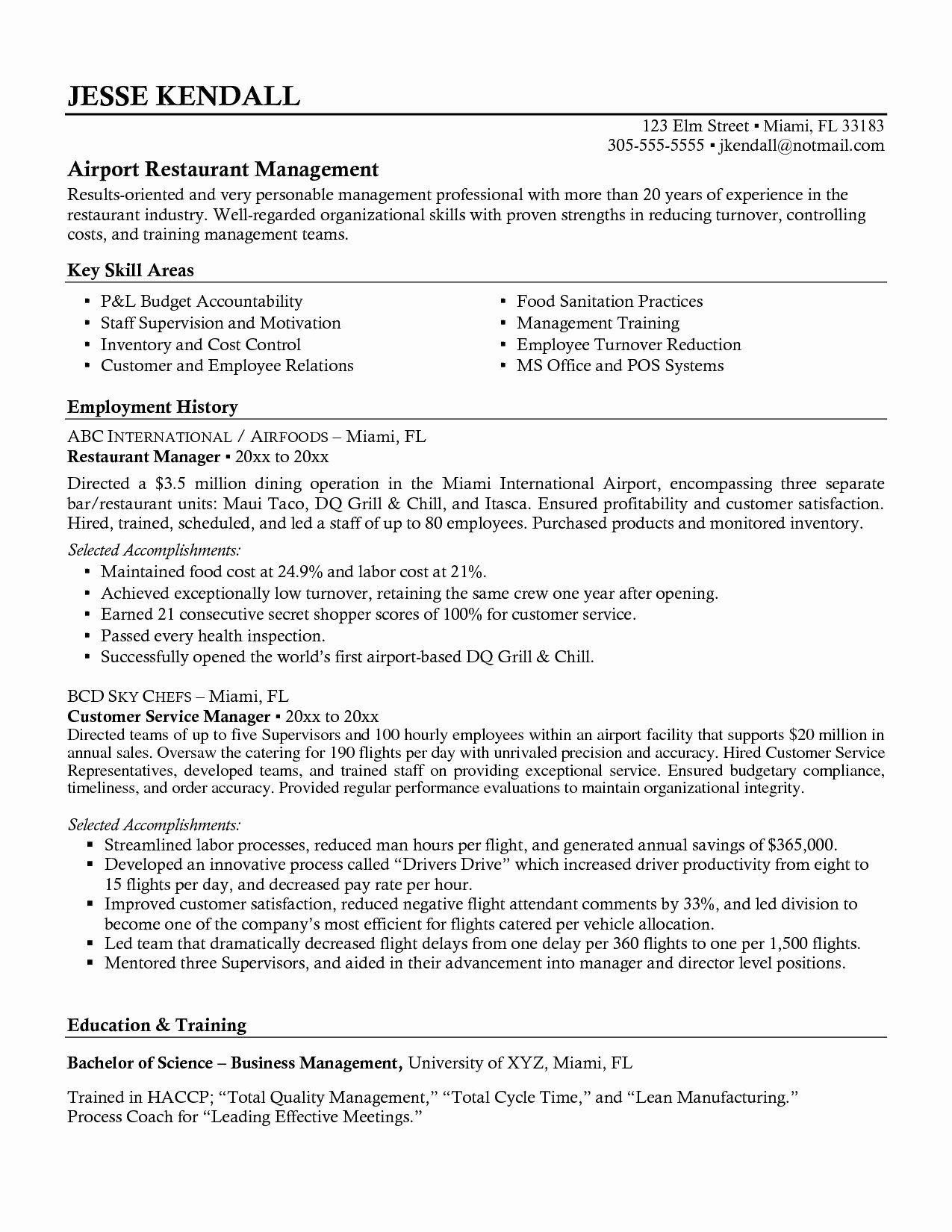 Bar Manager Job Description Resume Best Of Restaurant General Manager Resume Hirnsturm