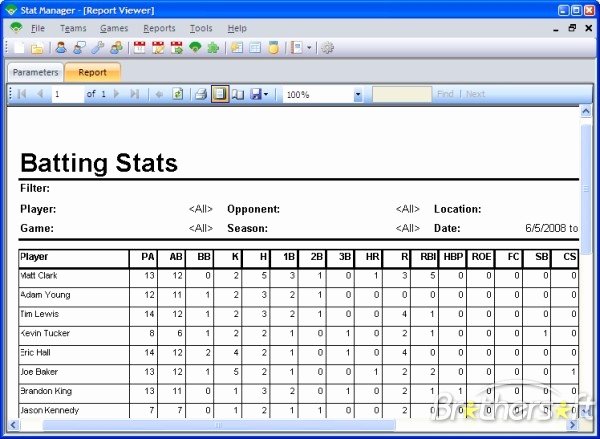Baseball Card Inventory Excel Template Beautiful Download Free Stat Manager Stat Manager 2 0 4 0 Download