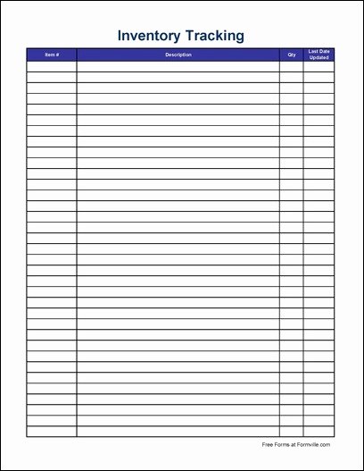 Baseball Card Inventory Excel Template Inspirational Free Simple Inventory Tracking Sheet Tall From formville