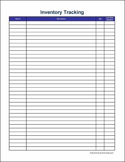 Baseball Card Inventory Excel Template Inspirational Free Simple Inventory Tracking Sheet Tall From formville