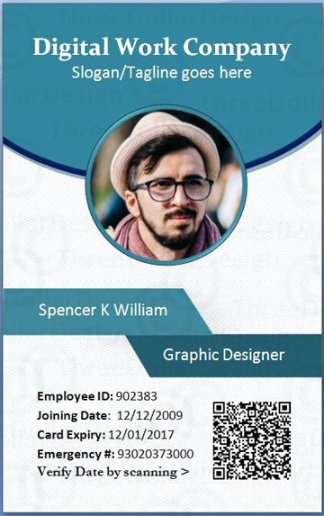 Baseball Card Size Template Fresh Employee Card format In Word