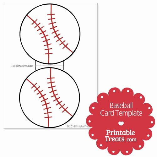 Baseball Card Size Template New Printable Baseball Card Template From Printabletreats