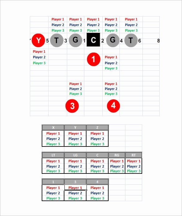 Baseball Depth Chart Template Excel Beautiful 13 Football Depth Chart Template Free Sample Example