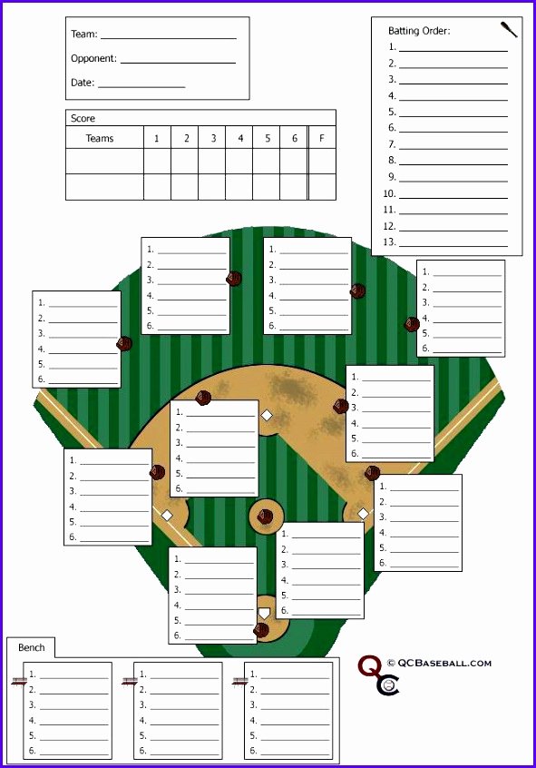 Baseball Depth Chart Template Excel Fresh 12 Baseball Lineup Excel Template Exceltemplates