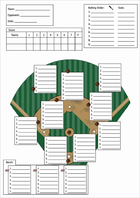 Baseball Depth Chart Template Excel Fresh Baseball Depth Chart Template – Invigo