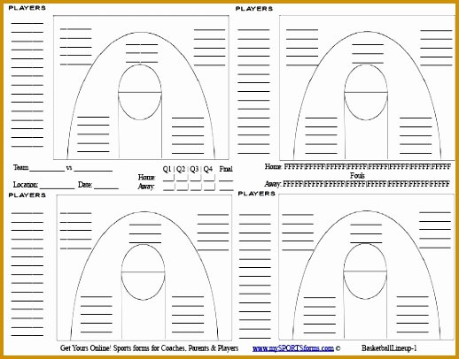 Baseball Depth Chart Template Excel Lovely 7 Basketball Player Stat Sheet Template