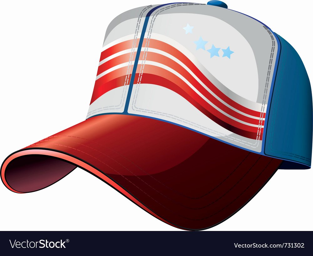 Baseball Hat Vector Elegant Baseball Cap Royalty Free Vector Image Vectorstock