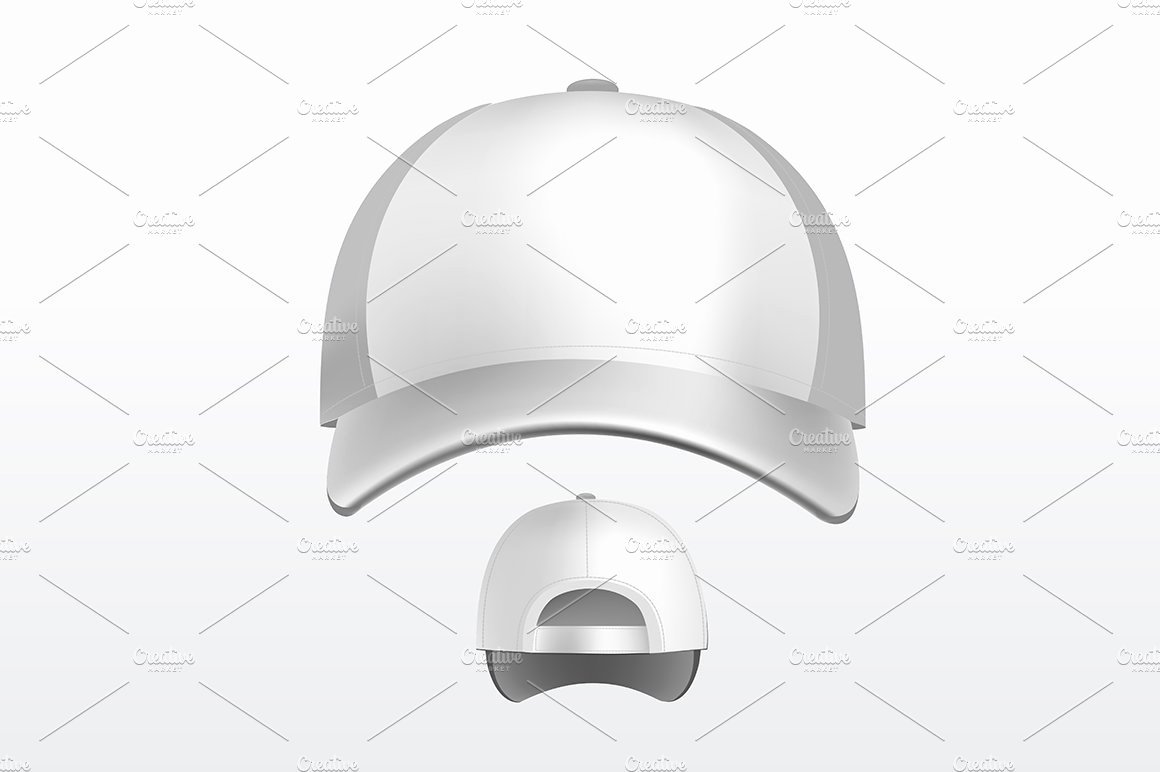 Baseball Hat Vector New Vector Baseball Cap Illustrations Creative Market